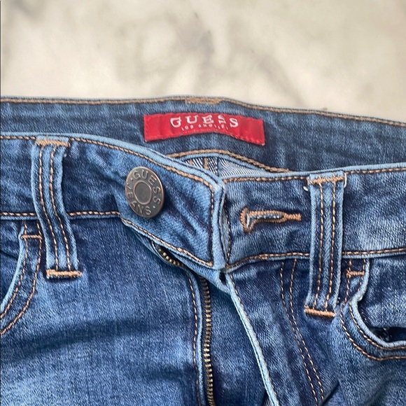 Guess Women's Dark Blue Skinny Jeans - Picture 3 of 3